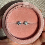 0.5ct diamond studs moissanite studs broqueles diamantes moissanita boucles diamant