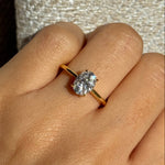 1.4ct moissanite ring / diamond ring / anillo personalizado / anillo compromiso engagement ring / personalised ring diamant bague fiancelle / engagement ring 