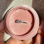 1ct round cut diamond moissanite ring engagement ring - moissanita anillo de compromiso bague fiancelle - solitario solitaire
