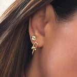 KNOT EARRINGSGOLD PLATED EARRINGS, STUDS GOLD PLATED, ARETES BAÑO DE ORO, BROQUELES, STUDS PLAQUE OR, BOUCLES DOREILLES, BIJOUX ST TROPEZ, JOAILLERIE ST TROPEZ FRANCE, JEWELRY ST TROPEZ, EARRINGS HANDMADE 