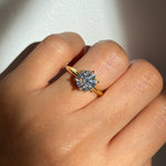 2ct moissanite ring diamond / anillo compromiso 2 quilates anillo compromiso / anillo personalizado / bague fiancelle