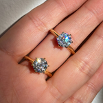 2ct moissanite ring diamond / anillo compromiso 2 quilates anillo compromiso / anillo personalizado / bague fiancelle