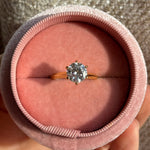 2ct moissanite ring diamond / anillo compromiso 2 quilates anillo compromiso / anillo personalizado / bague fiancelle