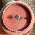 2ct moissanite ring diamond / anillo compromiso 2 quilates anillo compromiso / anillo personalizado / bague fiancelle