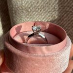 2ct moissanite ring diamond / anillo compromiso 2 quilates anillo compromiso / anillo personalizado / bague fiancelle diamant