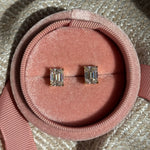 2ct studs  moissanite diamond diamantes moisanita / broqueles pouce boucle bride studs earrings marriee