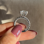 4ct emerald cut moissanite ring / diamant emeraude baue fiancelle anillo de compromiso engagement ring diamante diamond