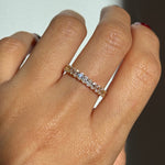 BAGUE OVALE EN CZ S925
