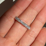 HEART CUT MOISSANITE BAND