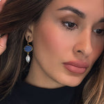 ARETES CON PERLAS BAÑO DE ORO HECHOS A MANO, JOYERIA MEXICANA, ARETES BORDADOS, BOUCLES DOREILLE AVEC PERLES FAIT A  MAIN, PLAQUE OR, BOUCLES DOREILLES BRODEES, BIJOUX ST TROPEZ, JOAILLERIE ST TROPEZ FRANCE, JEWELRY ST TROPEZ, EARRINGS HANDMADE 