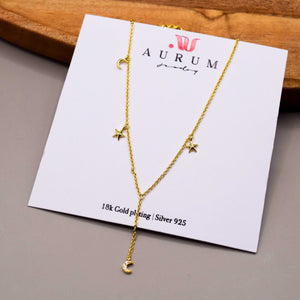 Collar de luna y estrellas