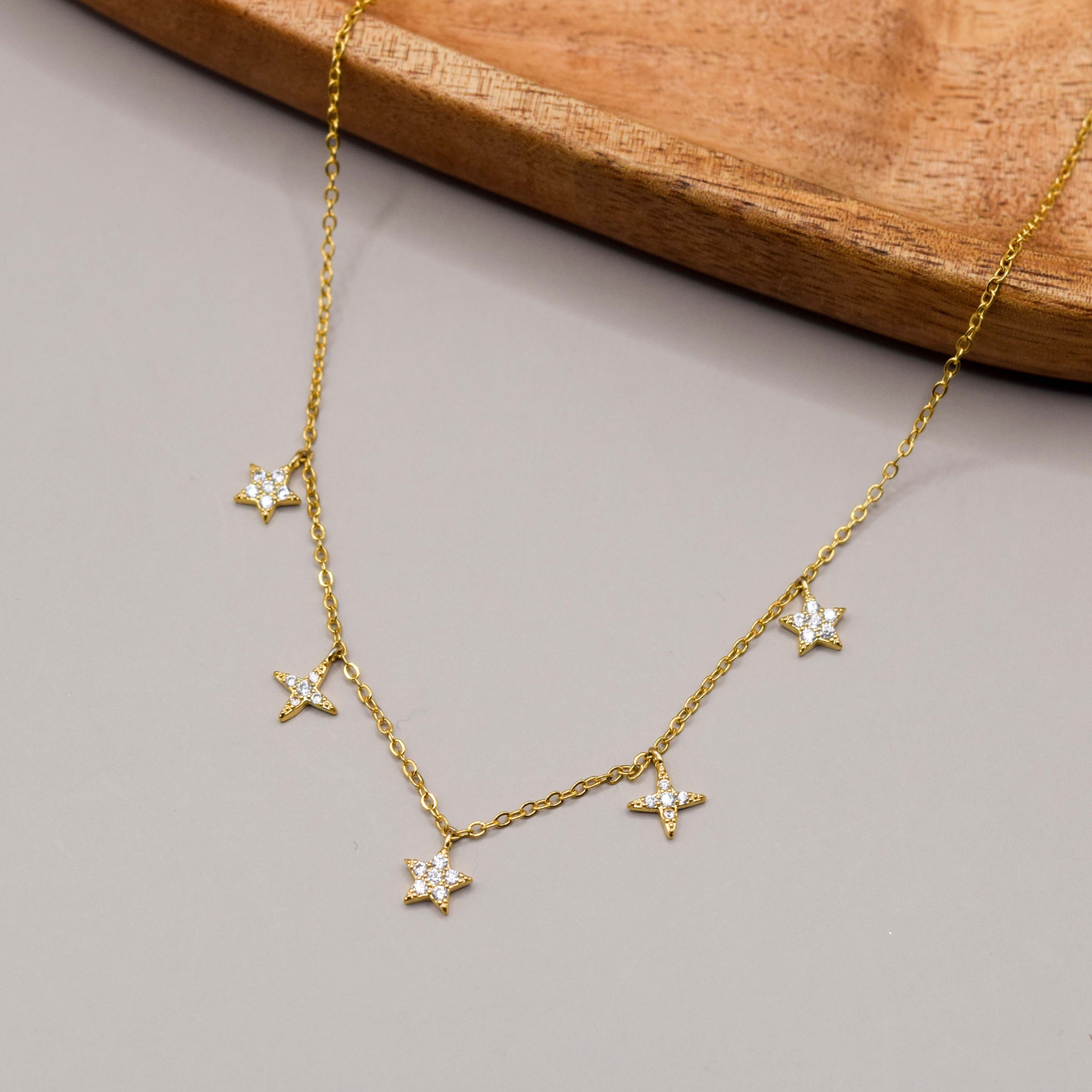 MULTI STARS NECKLACE