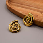 BOUCLES D'OREILLES SPIRALE (PRÊTES)