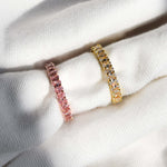BAGUE OVALE EN CZ S925