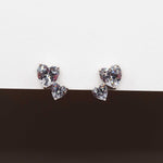 DUO HEART STUDS