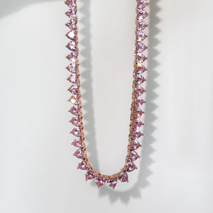 COLLAR PINK HEARTS
