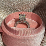 MOISSANITA 4ct emerald cut moissanite ring / diamant emeraude baue fiancelle anillo de compromiso engagement ring diamante diamond