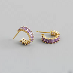 BIJOUX, BIJOUX ST TROPEZ, JOYERIA ST TROPEZ, JOYERIA MEXICANA, JOYERIA BISUTERIA, JEWELRY MEXICO, JEWELRY ST TROPEZ, CREOLES EN ARGENT MULTIOULEUR, PETITES CREOLES, MINI HOOPS WITH CRYSTAL COLORS, MINI HOOPS IN SILVER GOLD PLATED, BIJOUX ARGENT, JOYERIA DE PLATA, STERLING SILVER HOOPS, JEWELRY IN SILVER, ARRACADAS DE PLATA, ARRACADAS MINI DE COLORES