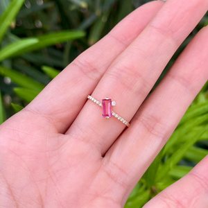 PINK TOURMALINE & DIAMONDS