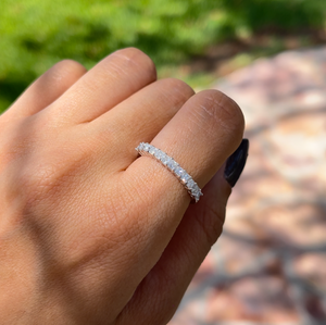 PRINCESS CUT MOISSANITE RING