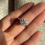 anillo 3ct moissanitas diamantes / anillo compromiso / engagement ring 3ct diamond