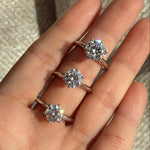 anillo 3ct moissanitas diamantes / anillo compromiso / engagement ring 3ct diamond bague fiancelle diamant 