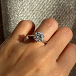 anillo 3ct moissanitas diamantes / anillo compromiso / engagement ring 3ct diamond bague fiancelle diamant 