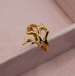 anillo de coral acero inoxidable / corail ring / coralil bague acier inoxydable/ mer bijoux summer jewelry bijoux joyeria  joyeria mexicana accesorios