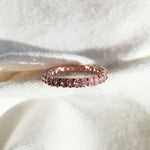 anillo oro rosado