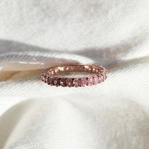 anillo oro rosado