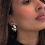 OVAL CHUNKY EARRINGS