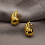 aretes de gota, aretes botella, aretes acero inoxidable , arete chic, arete de moda, joyeria de moda, accesorios, aretes de acero inoxidable, bisutería, joyeria mexicana