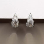 aretes de gota, aretes de zirconia, aretes mini gota, , joyeria, joyeria mexicana, joyeria chic, joyeria de moda, bisuteria