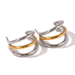 arracadas triples mix, arracada triple, arracada de acero inoxidable, aretes de acero inoxidable, joyeria de plata, joyeria de eventos, joyeria de bodas, aretes hipoalergénicos, joyeria hipoalergénica,arete de moda, accesorios, joyeria de moda, bisutería, joyería mexicana, joyeria, joyeria trendy
