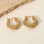 arracadas torzal zirconia