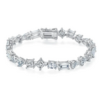 moissanite bracelet / diamond bracelet