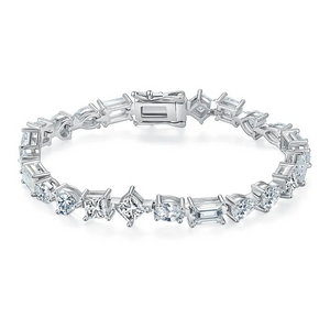 moissanite bracelet / diamond bracelet