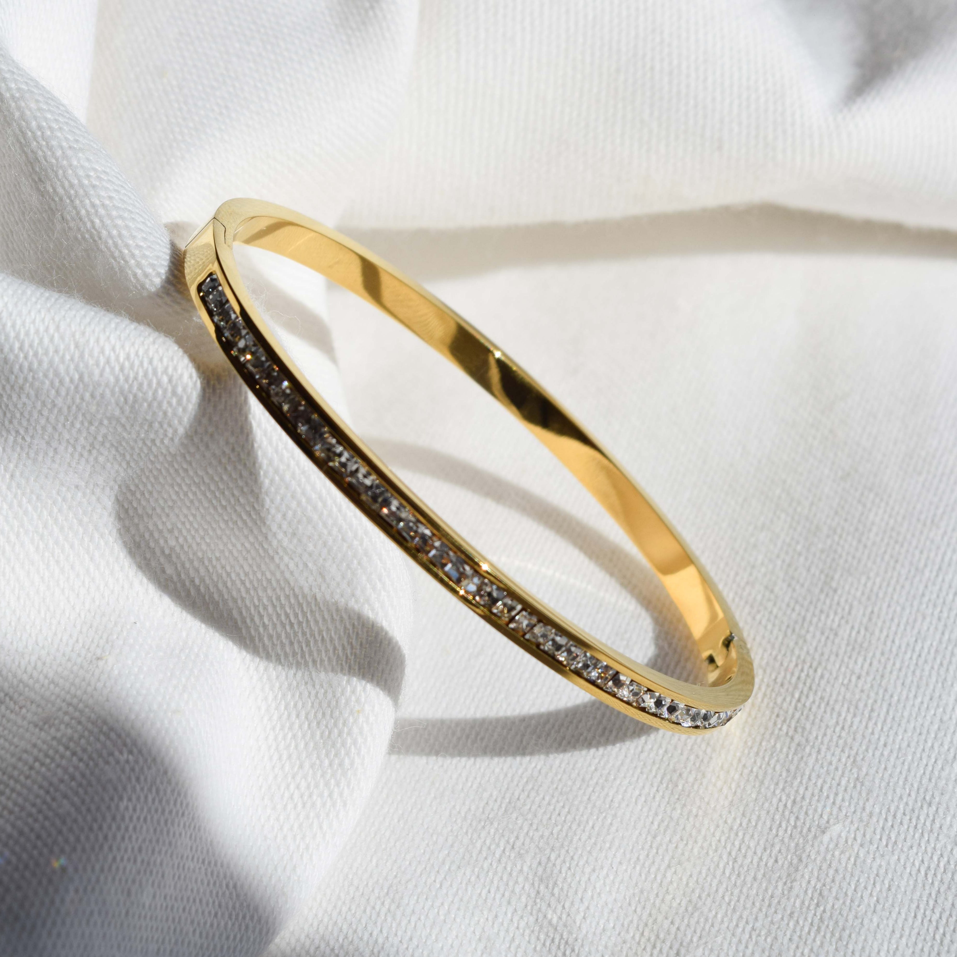 brazalete con circonias