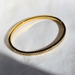 brazalete con zirconias / crystal bangle in stainless steel zircon bangle stainless steel