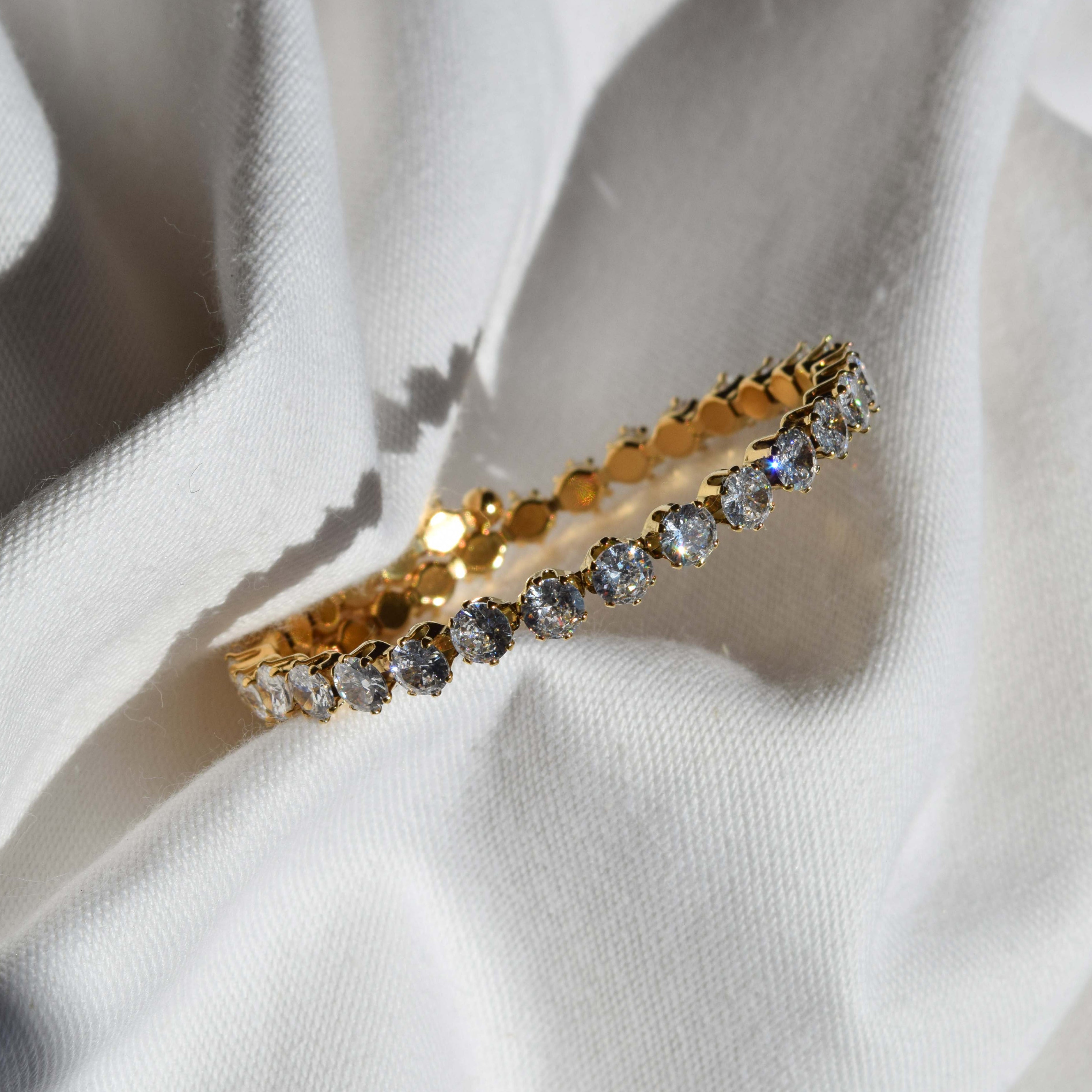 brazalete espiral zirconias