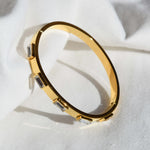 brazalete rigido acero inoxidable