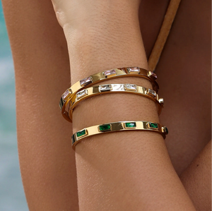 brazaletes en acero inoxidable / Bangles en acier inoxydable