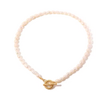 choker simple de perlas naturales choker de perlas naturales en acero inoxidable, joyería mexicana, joyería en acero inoxidable