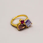 anillo con zirconia, anillo de zirconias, anillo ajustable con zirconias, anillos de baño de oro, joyeria de moda, joyeria mexicana, anillo plata, anillo lata 925, joyeria plata cluster anilo