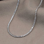 collar tennis de plata 925, collar tennis zirconia, joyeria de plata , joyería mexicana