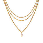 collar triple acero inoxidable