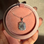 collier moissanite diamant / collar dije de moissanitas diamantes