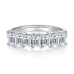 diamantes de esmeralda / emerald diamond moissanite / bague fiancelle