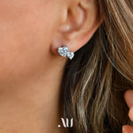 broquel corazon doble en plata esterlina, aretes de corazones en plata 925, aretes de plata, joyeria de plata,  arete de moda, accesorios, joyeria de moda, bisutería, joyería mexicana, joyeria, joyeria chic, joyas trendy