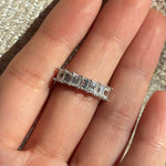 emerald cut ring / bague emerald / engagement ring /moissanite diamant diamond bague fiancelle churumbela